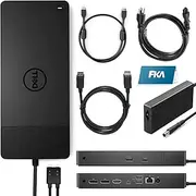 Dell WD19DC Docking Station, Performance Dock WD19DC - 3 Year Warranty, with 240W Power Adapter + 210W Power Delivery + ZoomSpeed HDMI Cable + ZoomSpeed DisplayPort Cable (New)