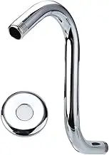 8 Inch Steel High Rise Ex ion S-Curved Goose Neck Shower Arm Bathroom