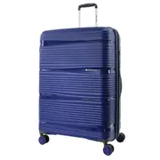 Pierre Cardin Normandy 73cm LARGE Hard Shell Suitcase - Navy