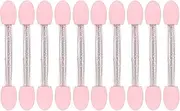 50PCS Disposable Eyeshadow Applicator Eyeshadow Sponge Pink Eyeshadow Brushes Eye Makeup Sponges Eye Brush Tip Foam Makeup Brush