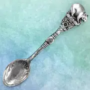 Wombat Australian Souvenir Spoon Australiana Gift, Australian Made Pewter