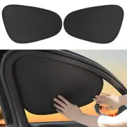 2Pcs Car Side Windows Sun Shade Static Cling UV Blocker Visor Extender For Ford (for: Ford)