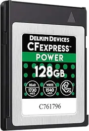 Delkin Devices 128GB Power CFexpress Type B Memory Card (DCFX1-128)