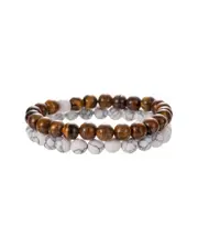 Eye Candy LA Luxe Collection Agate Beaded Bracelet