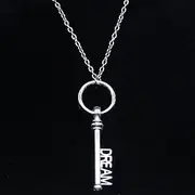 [ZOJK] Necklace 51Mm Key Dream Pendant Short Long Women Men Colar Gift Jewelry Choker
