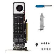 Supports 4 Nvme M.2 PH44 PLUS M.2 M-Key NVME SSD Expansion Split Card