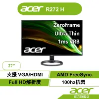 在飛比找蝦皮商城優惠-Acer 宏碁 R272 H 27型 VA電腦螢幕
