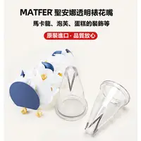 在飛比找蝦皮購物優惠-臺灣現貨 法國原產 Matfer 透明聖安娜裱花嘴 兩款尺寸