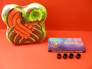 Powell Peralta Dragon Skateboard Wheels 54mm x 93A - V4 + Firewheel ABEC 11's
