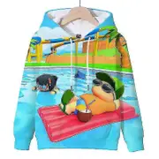 Unbrand Stumble Guys Hoodie Boys Girls Sweatshirts Kids Cartoon Hoody Pullovers Tops Stumble Guys Print Hoodies Spring Children Clothing 17 kids-14...