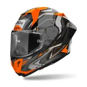 Full-Face AIROH GP 800 Must Orange Black Gray Gloss