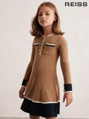 Reiss Camel Willa Dress (H44720) | $150