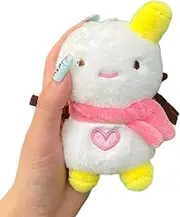 HABETI AESPA Keychain 10CM Dolls Keyring for Karian Ningning Giselle Winter Bag Accessories Plush Keychain