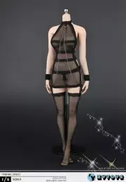 1/6 Scale ZYTOYS ZY5017 black undewear Suit Fit 12" Female Figure Model Clothing