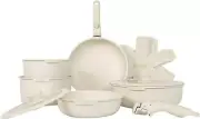 13-Piece Pots and Pans Set, Nonstick Granite Cookware Set, Detachable Handle Pot