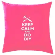 Keep Calm and Do DIY - Cushion - Handyman Tradesman Decorating Decorate