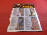 Mortal Kombat Vinyl Sticker 1994 SNES Genesis Era Kano Scorpion Sub-Zero Goro