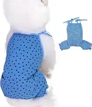 Lesunbak Dog Clothes for Small Breed - Breathable Dog Clothes | Puppy Harness Skirt for Medium Breeds French Bulldog Bichon Summer Spring Outfit