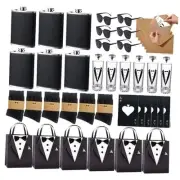 42Pcs Groomsmen Proposal Gift Set of 6, Groomsmen Gifts-6Pcs 8oz Stainless 54