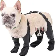 Sw Future Paw Boot Leggings, Waterproof Anti-Slip Dog Shoes, Pet Paws Protector for Small Medium Dogs, Outdoor Walking Running Hiking Booties With Auxiliary Strap S