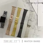 APPLE WATCH 錶帶三珠金屬錶帶適用於 APPLE WATCH 系列 IWATCH 7 / 6 / 5 / 4