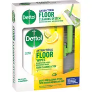 Dettol Antibacterial Floor Mop System With 25 Floor Cleaning Wipes each