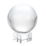 1Set 50mm/2" K9 Crystal Ball Decorative Ball w Box and Crystal Stand Clear