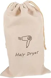 [VICASKY] Hair Dryer Drawstring Storage Bag Portable and Lightweight Pouch for Travel Reusable and Washable for Hair Styling Accessories