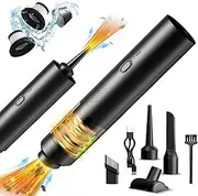 Car Vacuum Cleaner: 18000Pa Handheld Vacuum Cleaner Adjustable 2 Speed Brushless Motor and 120w High-Power Vacuum Cleaner 4000mAh Portable Vacuum Clean Rused for Cleaning Cars Offices Pets Families