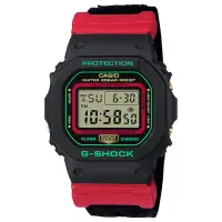 在飛比找momo購物網優惠-【CASIO 卡西歐】G-SHOCK 紅武士 帆布錶帶手錶 