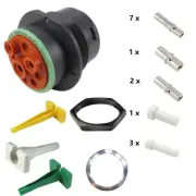 Deutsch P24-24-9SN HDP20 Series 9 Cavity Receptacle Kit