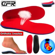 Pair Orthotic Shoe Insoles Plantar Fasciitis Insert Flat Feet High Arch Support