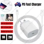 20W PD Fast Charger USB Type-C Power Adapter Cable For iPhone 14/13/12 Pro Max