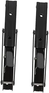 NULYLU 2pcs Stainless Steel Bracket Oven Stand Shelf Microwave Mounting Rack Microwave Oven Wall Frame Microwave Brackets Foldable Oven Shelf Steel Microwave Bracket Microwave Wall Mount