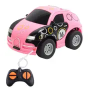 Catzon Mini Remote Control Car for Kids Battery Powered Chirstmas Gifts-Pink
