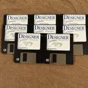 MICROGRAFX Designer 1985 Installation 3.5” Floppy Disks (8) Version 3.1