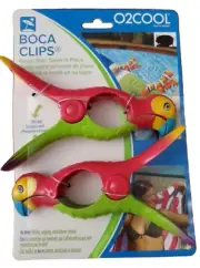 Beach Towel Clips Boca Clips 2 Pack Parrot Style New In Package