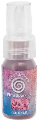 Cosmic Shimmer Jamie Rodgers Pixie Sparkles 30ml-Red Oxide - 3 Pack