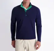 Zero Restriction Z710 Snap Size Medium Pull Over Size Medium Navy / Rainforest
