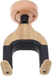 Kisangel Guitar Hanger Wall Mount Detachable Hook Holder with Deep Cradle Design for Easy Installation Supports Various String Instruments Random Color Base for Stylish Display