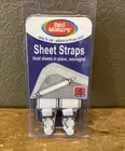 Bed Makers Sheet Straps 4 Strap Set White Adjustable Levinsohn Textile NEW