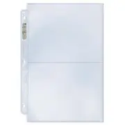 (10) Ultra Pro 5x7 Photo / Card 2-Pocket Album Binder Pages Photos Postcards