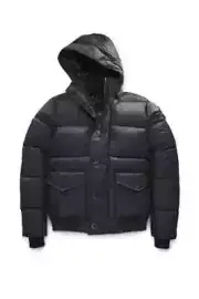 NWT CANADA GOOSE BLACK LABEL Sz M Ventoux Parka Goose Down Coat Navy Blue