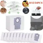 8/12/24PCS Dust Bag for Roborock S8+ S8 Pro Ultra,S7 MaxV Ultra,Q7+, Q7 Max+,Q5+