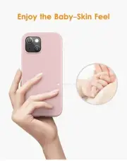 Pink Teen Cool new iPhone 13 6.1" Case Shockproof Silicone wireless charging