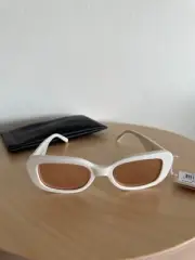 New Oroton sunglasses eyewear glasses womens grace ivory rectangle white