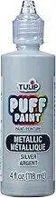 TULIP Puff Paint Metallic Silver 4 Fl Oz (Pack of 1)