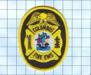 Fire Patch - Columbus Firte Ems -yellow/black
