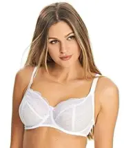 Freya Fancies Underwired Balcony Bra - White (Size 10K)