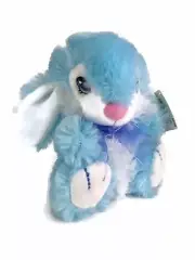 Dan Dee Collector's Choice Plush Bunny Rabbit 7" Blue Easter Bunny NWOT
